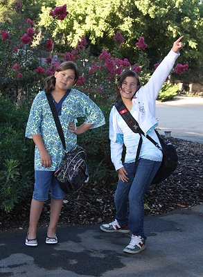 Alyssa & Brynne New School Year