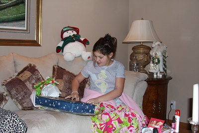 Brynnie at Christmas